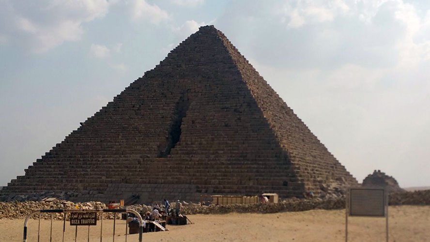 Giza pyramids being among the wonders of the ancient Egypt