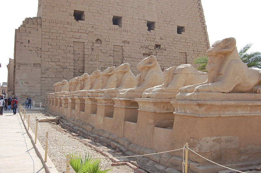 Luxor Egypt open air museum in the world | temple district in ancient Egypt